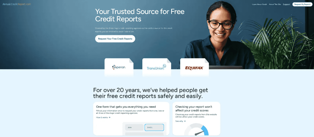 AnnualCreditReport.com lets you access free credit reports from all three major bureaus AnnualCreditReport.com lets you access free credit reports from all three major bureaus