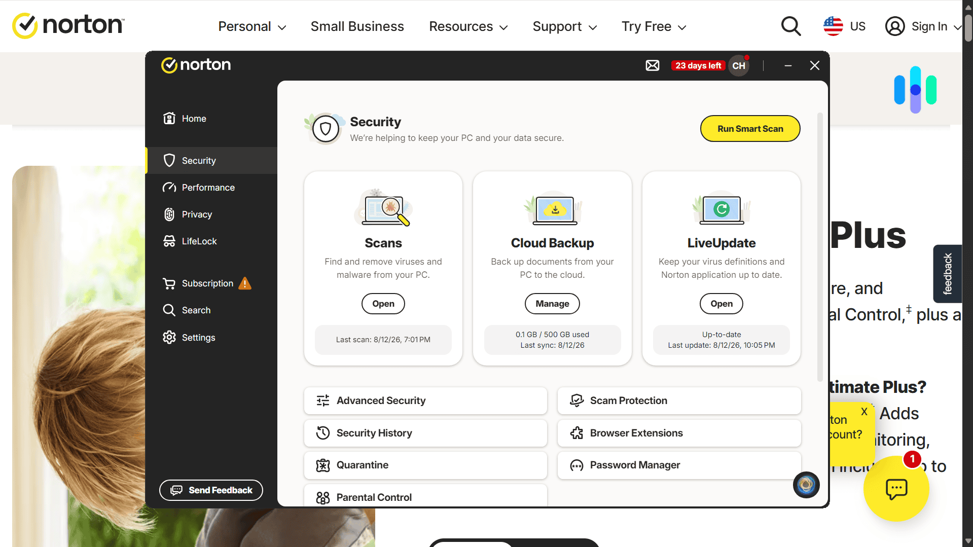 Norton made it easy for us to manage our device security with its clean interface Norton made it easy for us to manage our device security with its clean interface