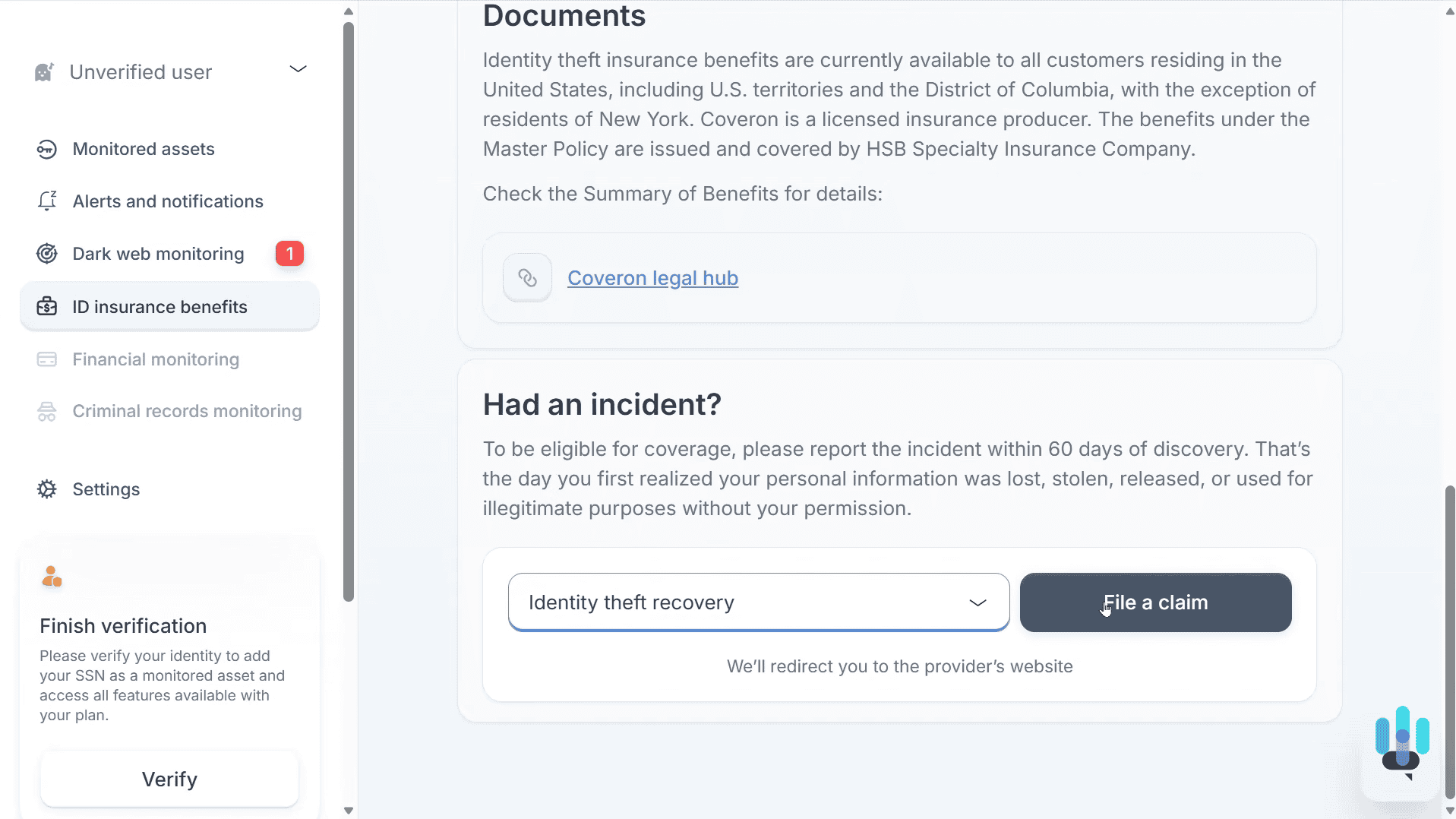 We like that Coveron lets you submit a claim online without calling their customer support We like that Coveron lets you submit a claim online without calling their customer support